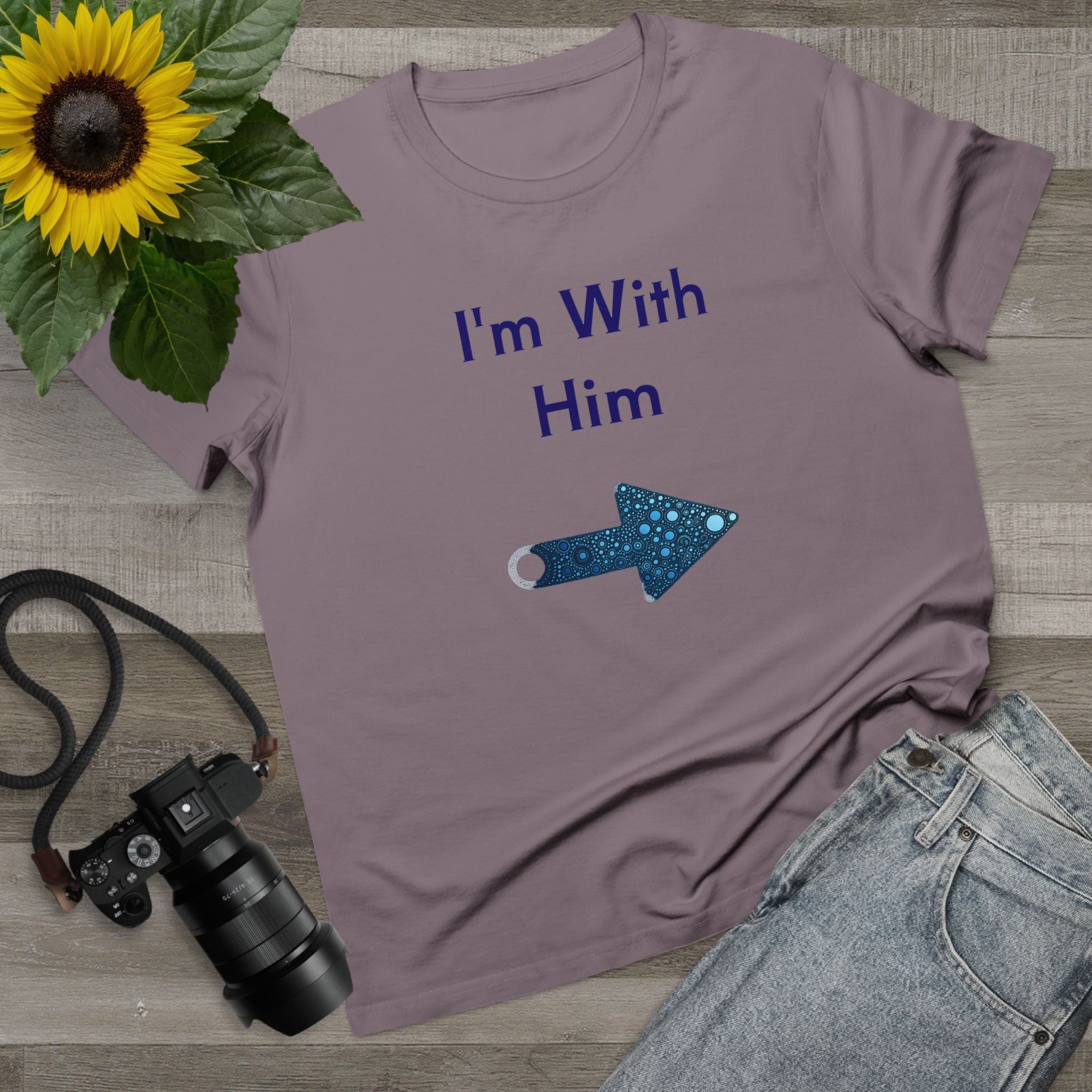Women’s Maple Tee - Fun Bee Cool & I'm With Him Graphic Tee-Shirt