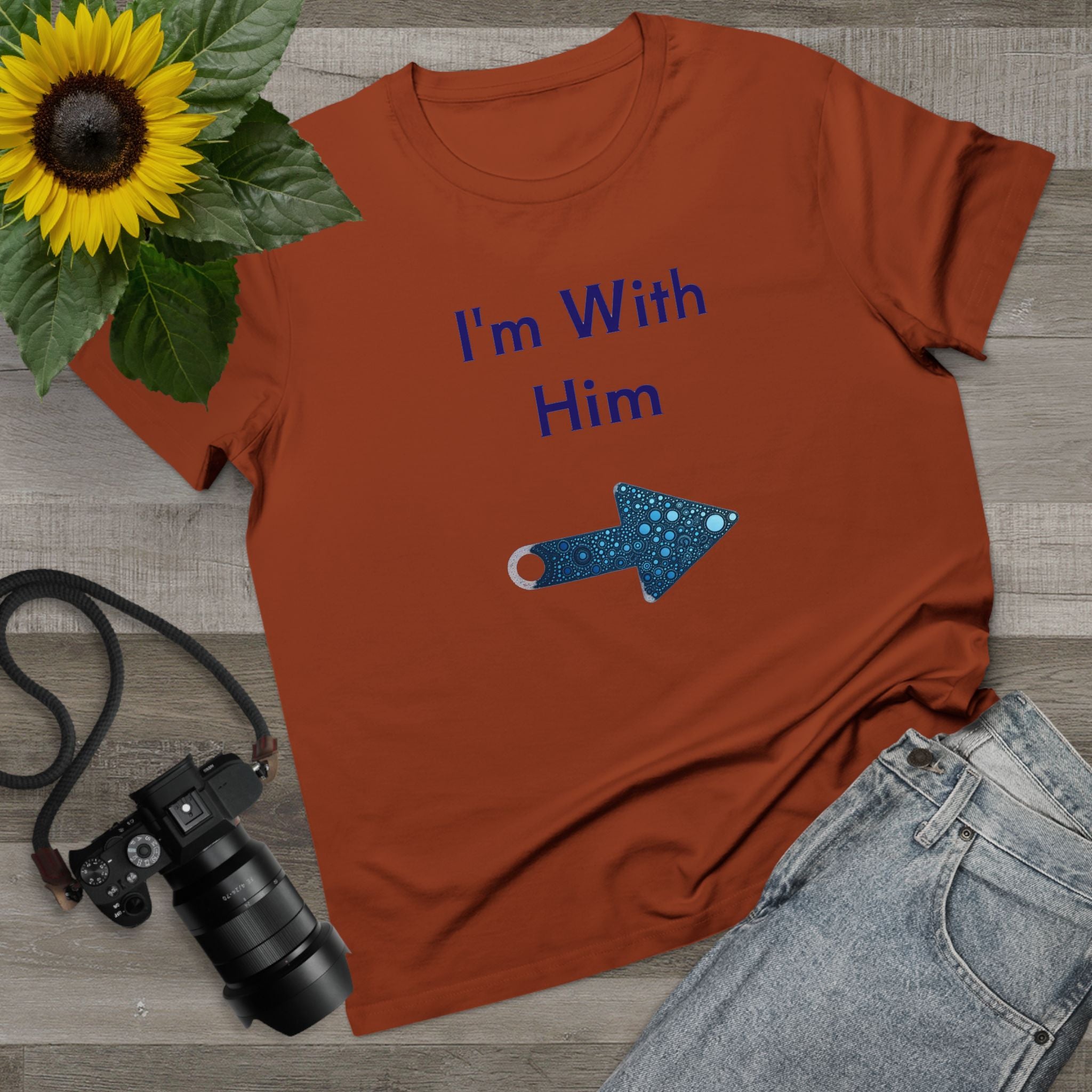 Women’s Maple Tee - Fun Bee Cool & I'm With Him Graphic Tee-Shirt