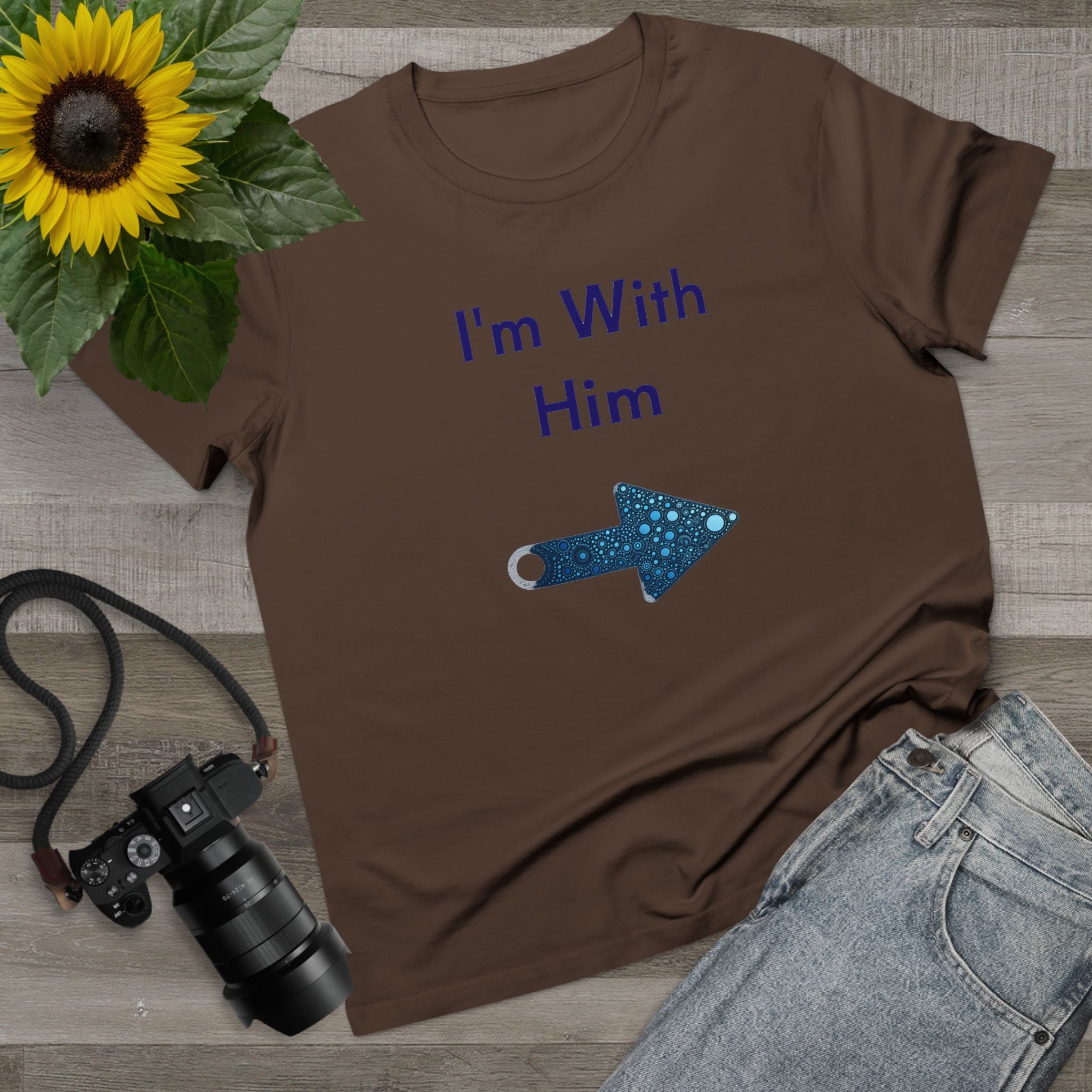 Women’s Maple Tee - Fun Bee Cool & I'm With Him Graphic Tee-Shirt