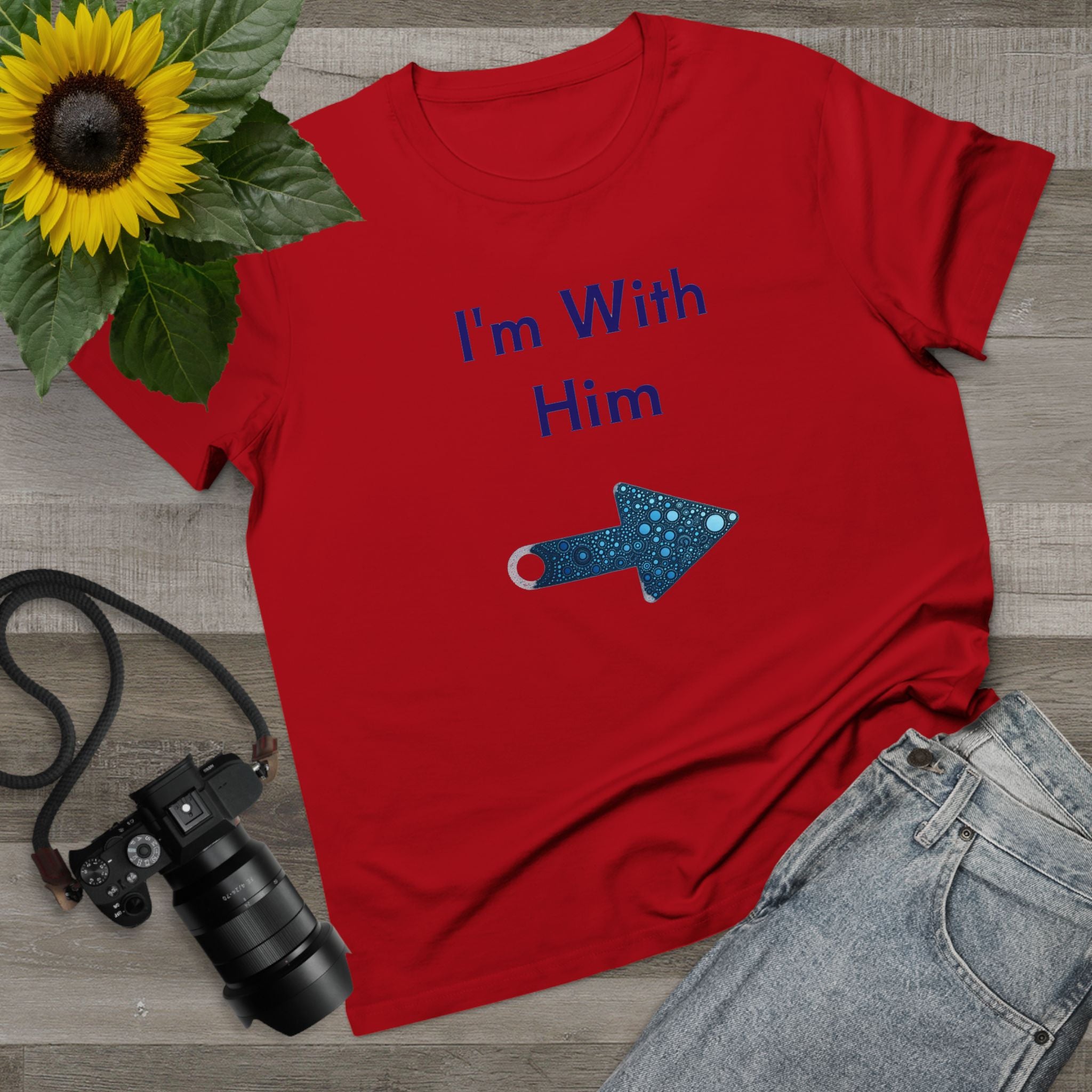 Women’s Maple Tee - Fun Bee Cool & I'm With Him Graphic Tee-Shirt