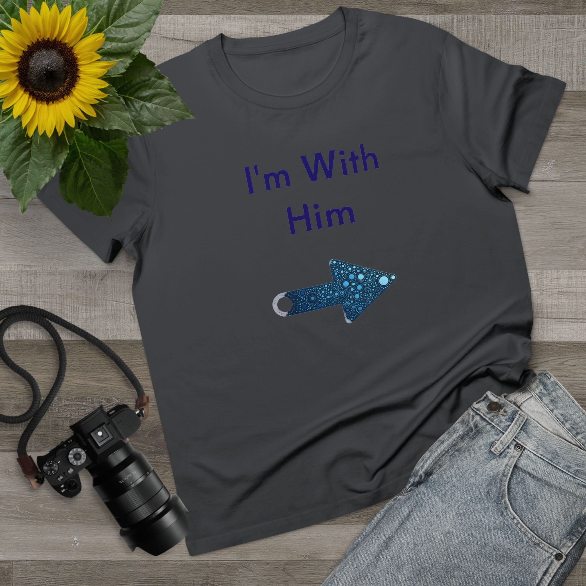 Women’s Maple Tee - Fun Bee Cool & I'm With Him Graphic Tee-Shirt