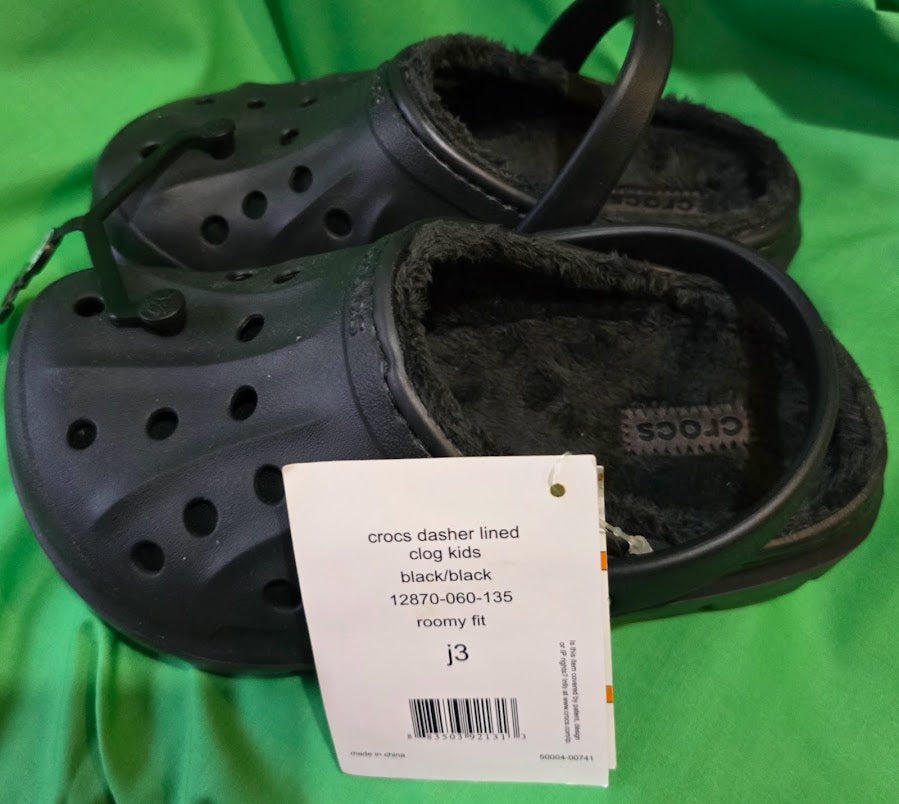 CROCS DASHER LINED CLOGS For KIDS