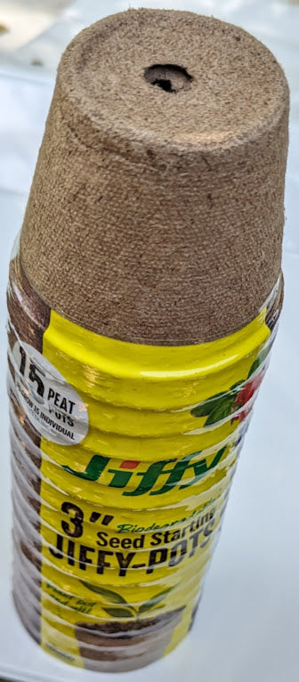 Jiffy Organic Seed Starting 3" Biodegradable Peat Pots