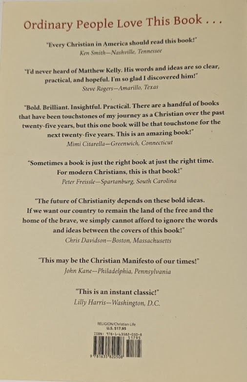 THE BIGEST LIE THE HISTORY OF CHRISTIANITY BY: MATHEW KELLY