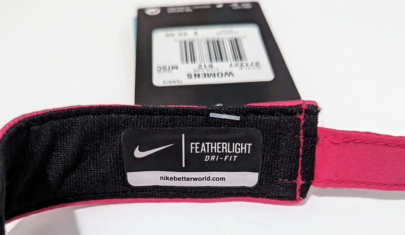 NIKE FEATHERLIGHT TENNIS VISOR