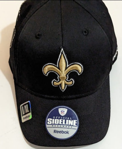 SAINTS OFFICIAL SIDELINE HEADWEAR BY REEBOK