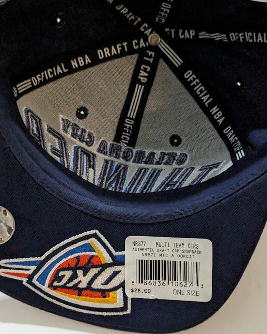OKC OKLAHOMA CITY THUNDER BASKETBALL CAP
