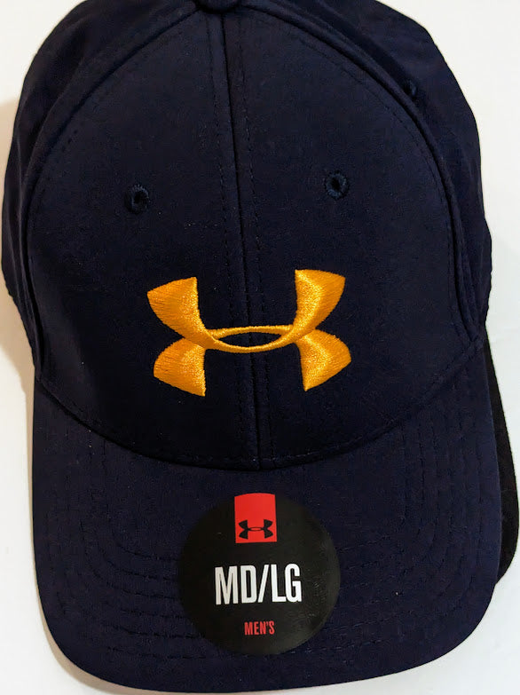 UNDER ARMOUR BASEBALL CAP WITH GOLD COLORED LOGO