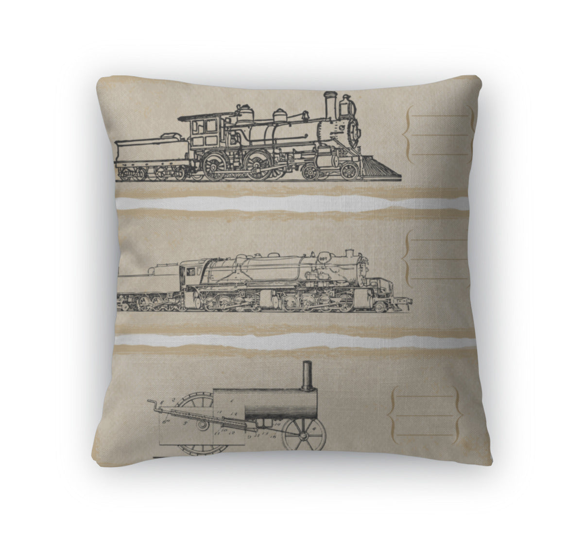 Throw Pillow, Locomotive