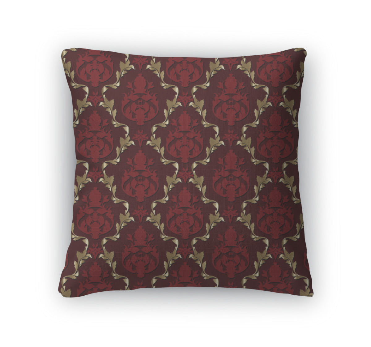 Throw Pillow, Luxurious Brocade Pattern