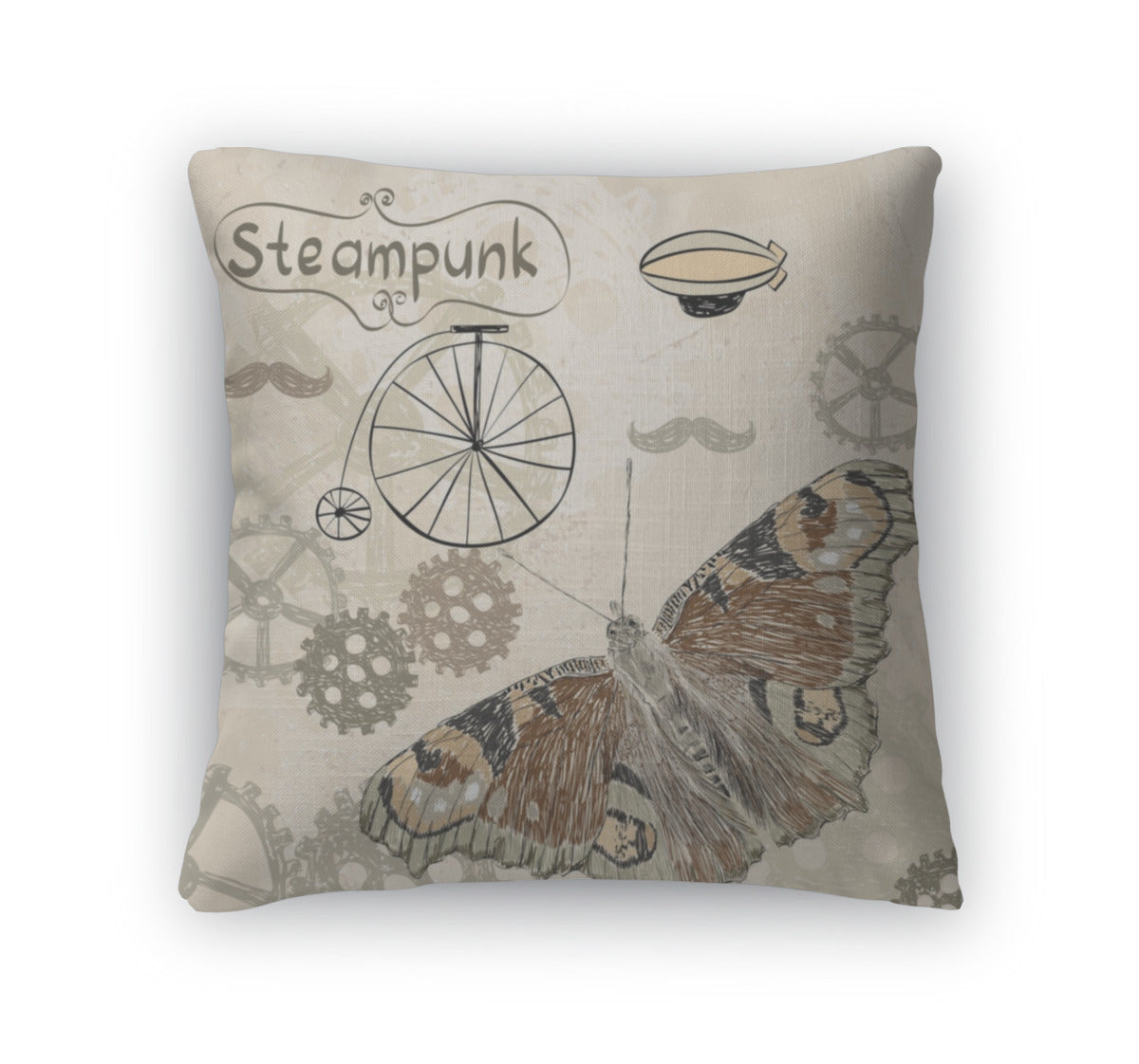 Throw Pillow, Steampunk