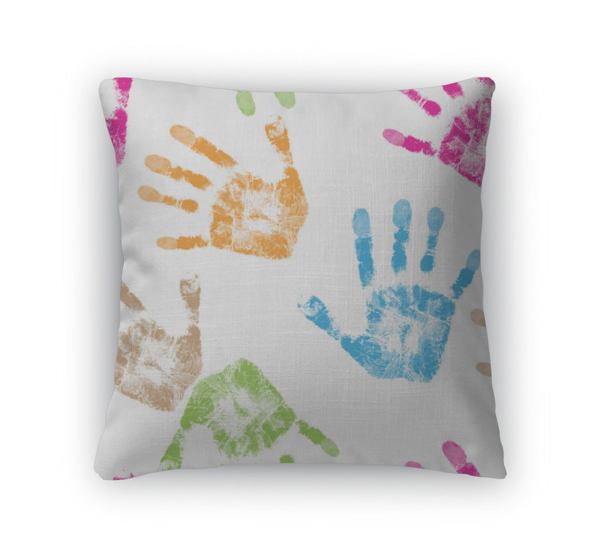 Throw Pillow, Print Of Hand