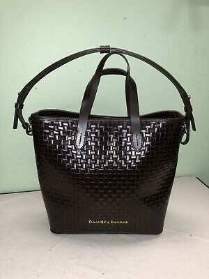 Dooney & Bourke Lilliana Leather Shopper Tote Wristlet Hangtag