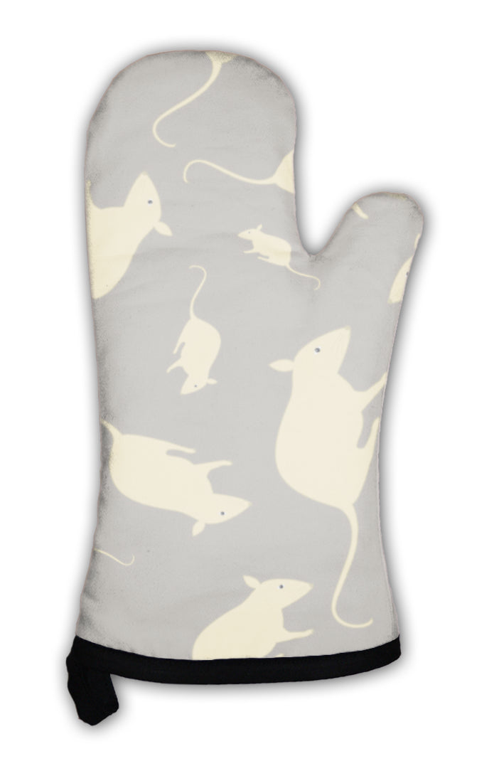 Oven Mitt, Pattern With Mouses
