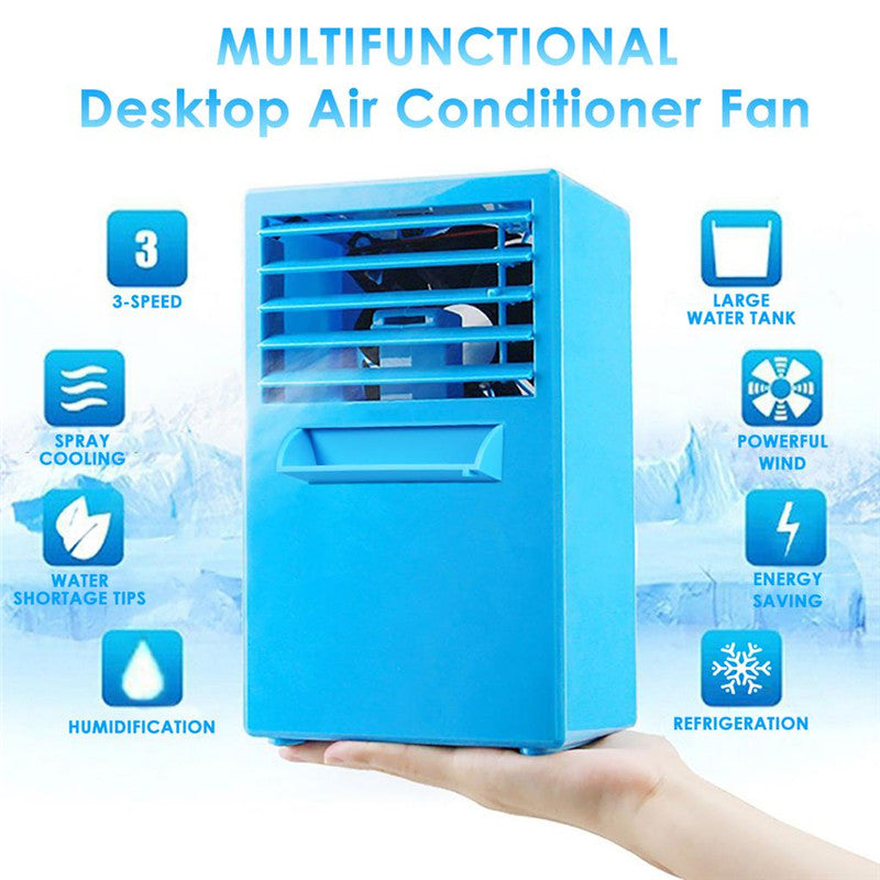 Mini Electric Air Conditioning Fan (Desktop Digital Cooling System)