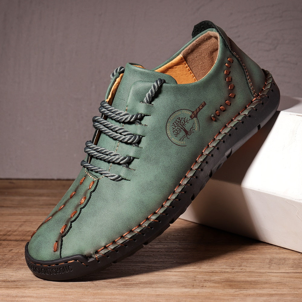 MEN HANDMADE LEATHER CASUAL SHOES