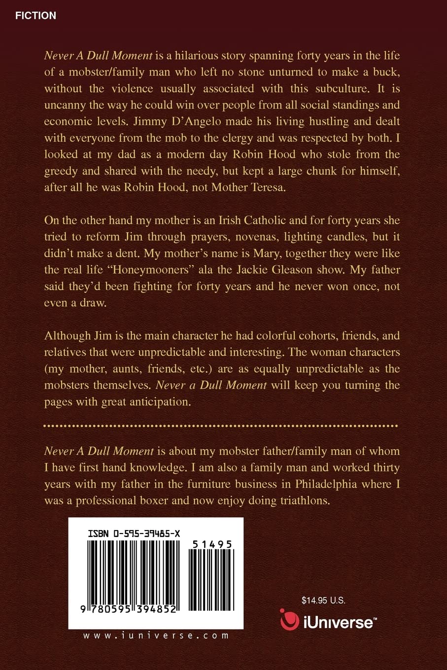 Never a Dull Moment by Berardino M D'Angelo