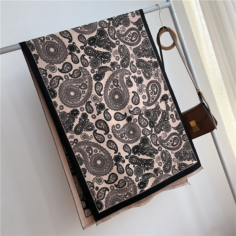 Luxury Cashmere Scarf For Winter