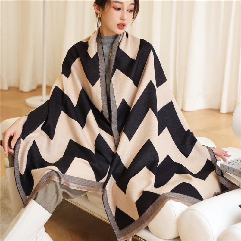 Luxury Cashmere Scarf For Winter