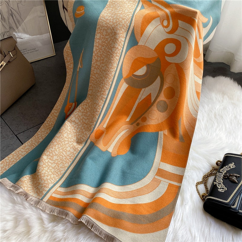 Luxury Cashmere Scarf For Winter