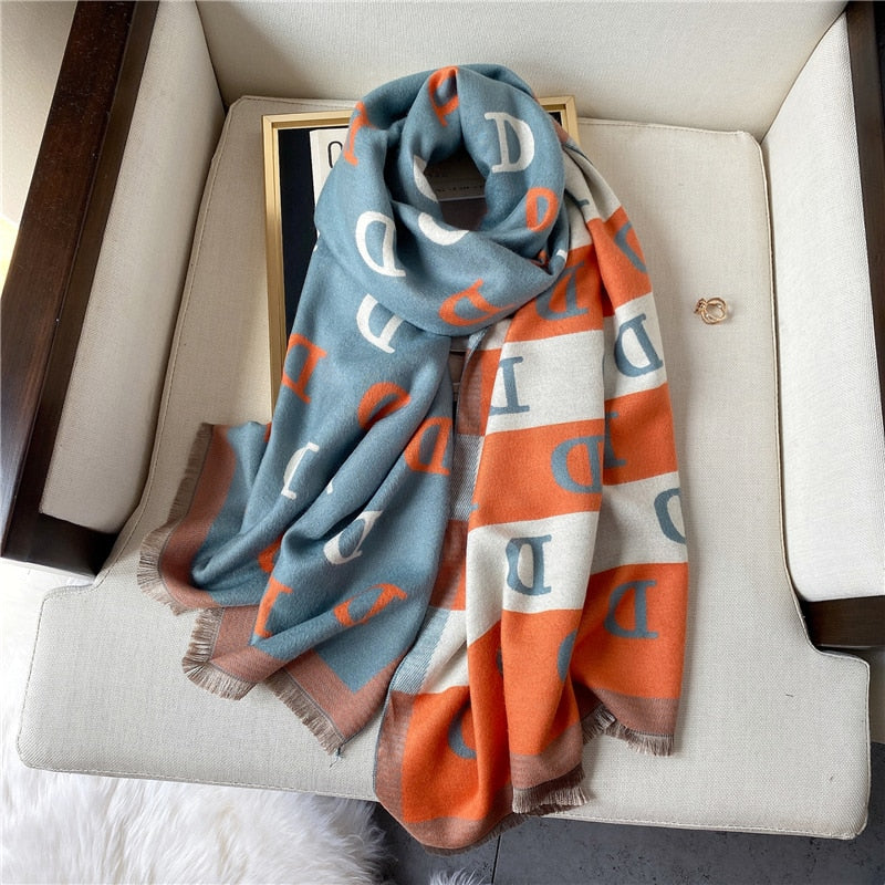 Luxury Cashmere Scarf For Winter