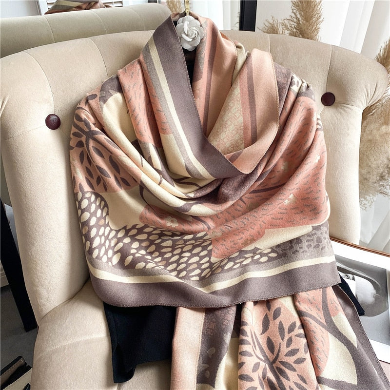 Luxury Cashmere Scarf For Winter
