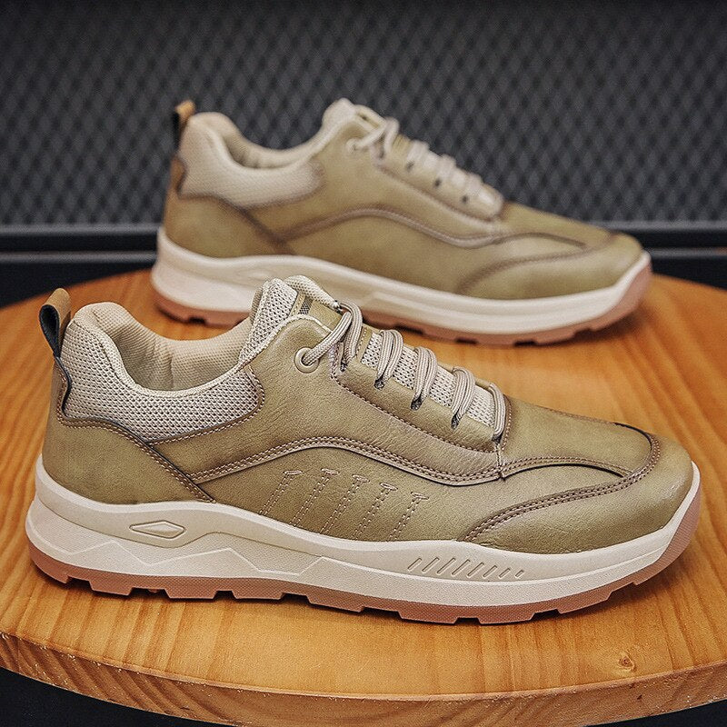 Xiaomi Men Genuine Leather Running Shoes