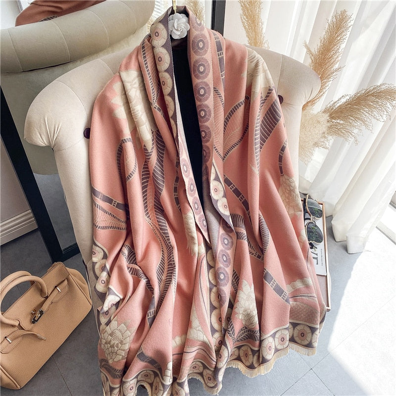 Luxury Cashmere Scarf For Winter