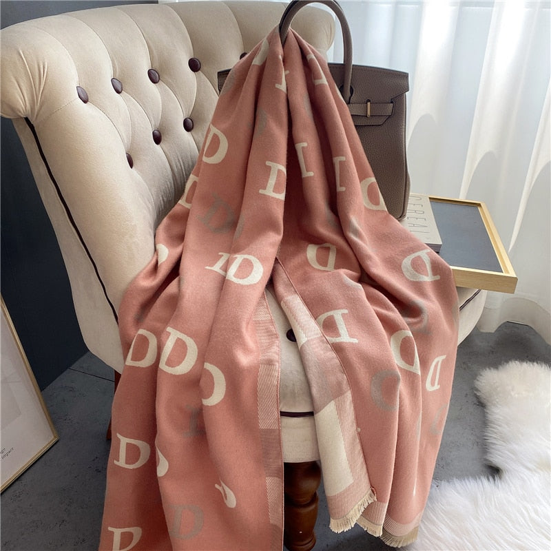 Luxury Cashmere Scarf For Winter