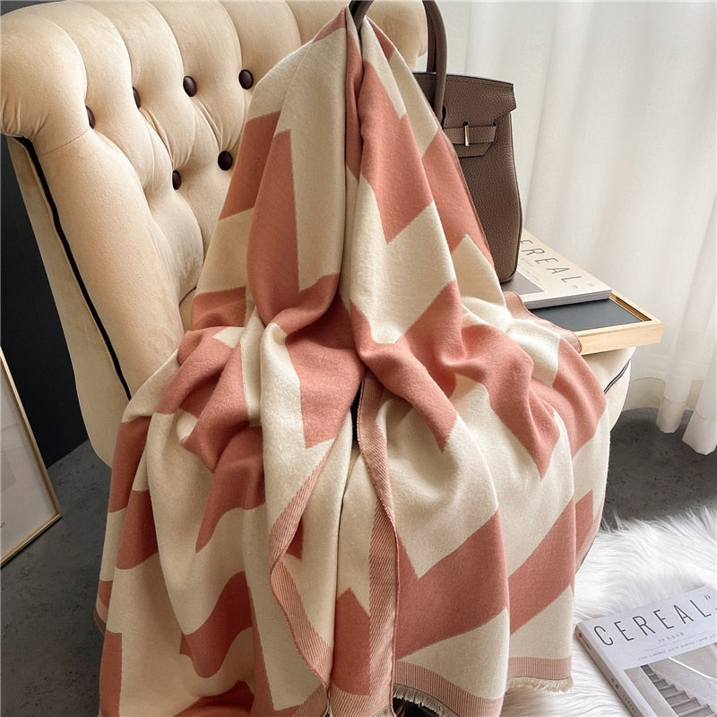 Luxury Cashmere Scarf For Winter