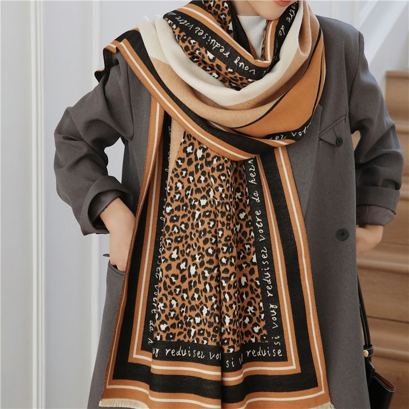 Luxury Cashmere Scarf For Winter