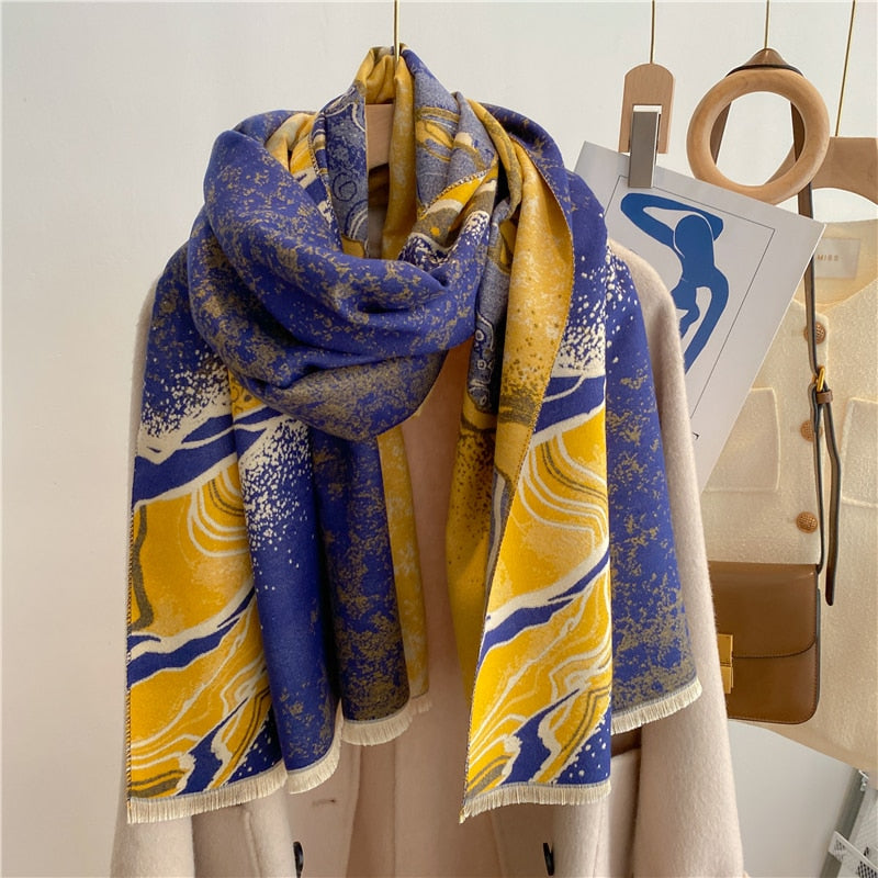 Luxury Cashmere Scarf For Winter