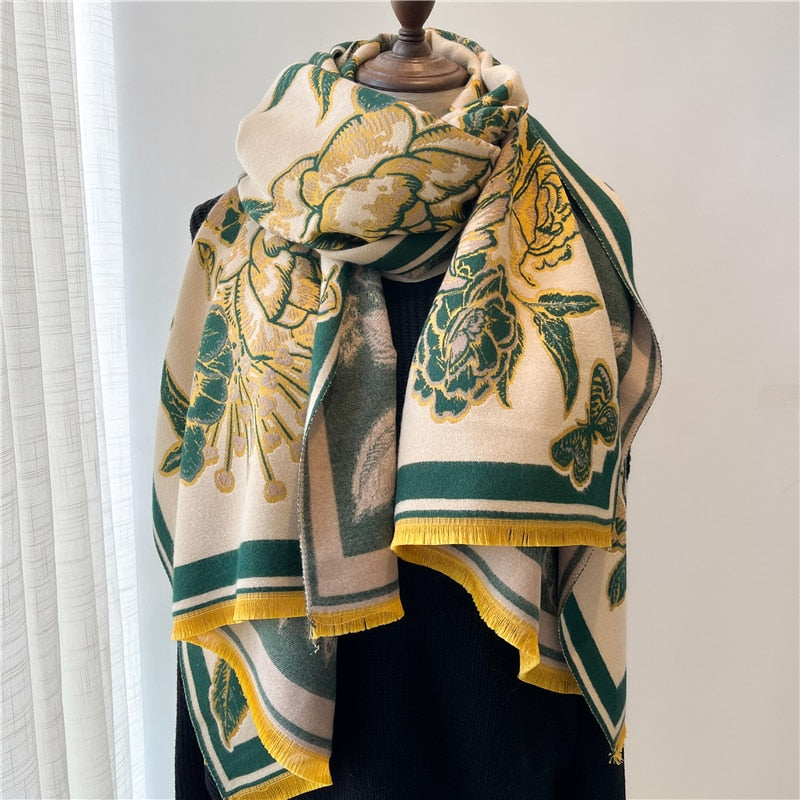 Luxury Cashmere Scarf For Winter