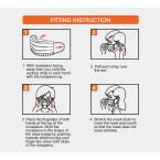 Disposable Non-Woven Protective Mask for Adult (50 Pieces