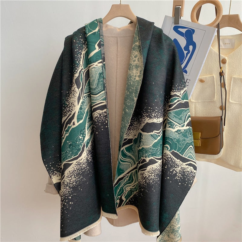 Luxury Cashmere Scarf For Winter