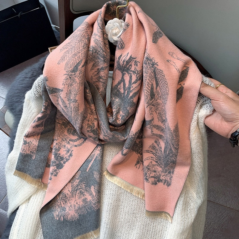 Luxury Cashmere Scarf For Winter