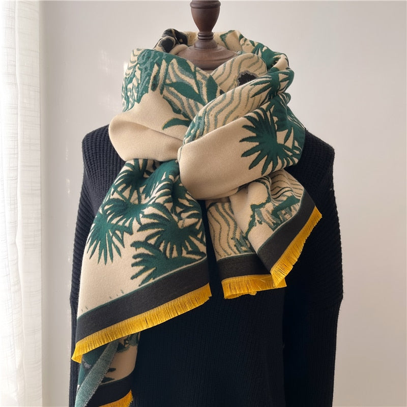 Luxury Cashmere Scarf For Winter