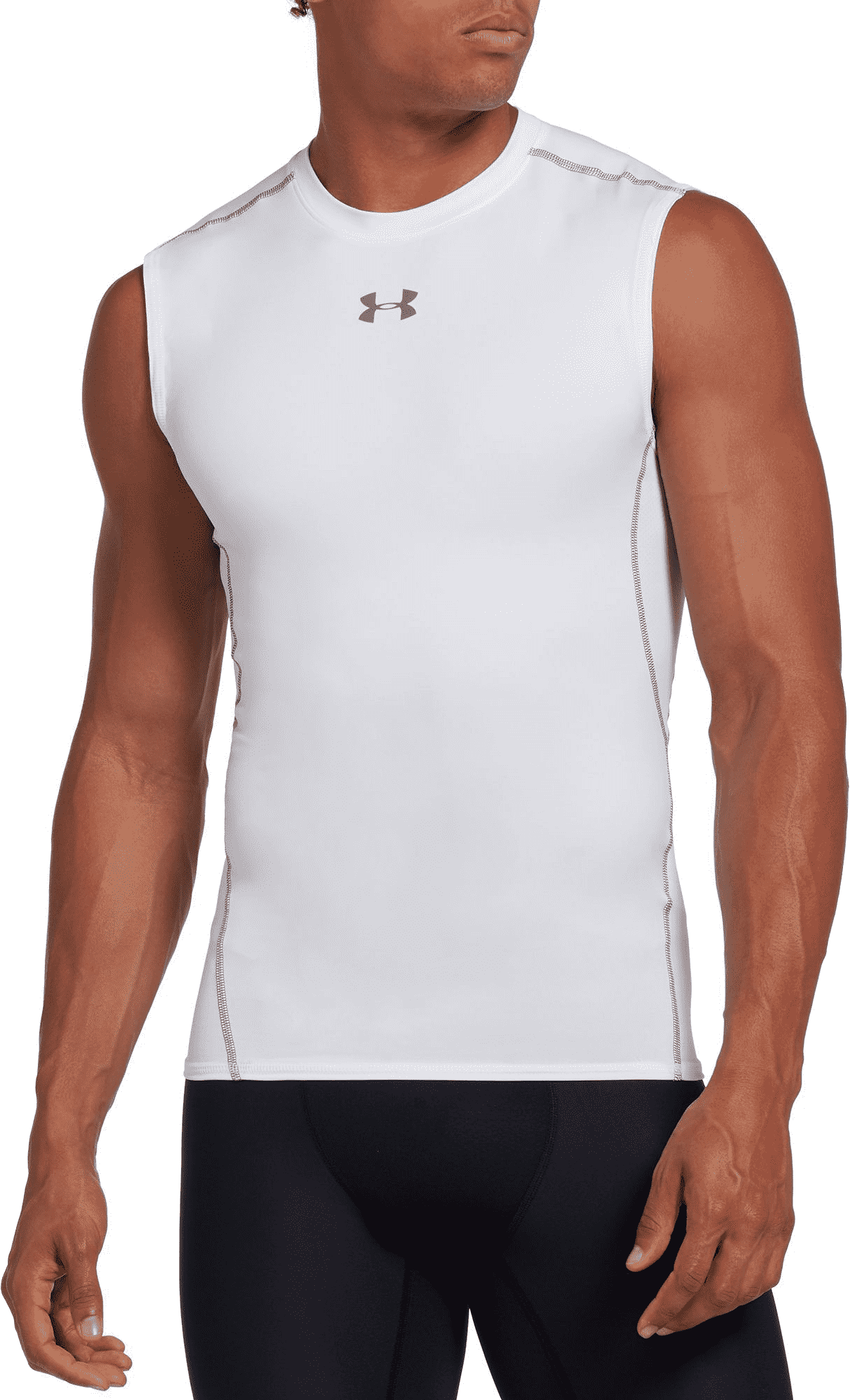 UNDER ARMOUR HEATGEAR MEN FITTED SLEEVELESS T-SHIRT