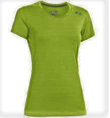 UNDER ARMOUR WOMEN HEATGEAR FITTED SHORT SLEEVE T- SHIRT