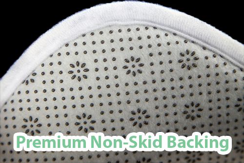 Custom Bathroom Mat- Palm Leaf Pattern Illustration