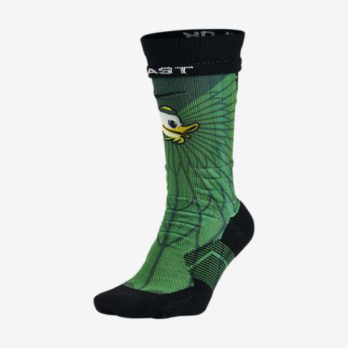 Nike Oregon Ducks Vapor Sports Socks By Nike Elite Digital Ink