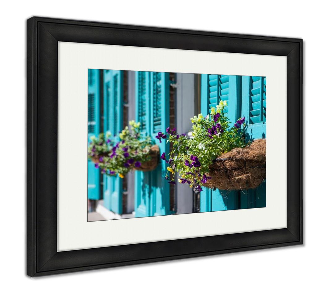 Framed Print, New Orleans Flowers