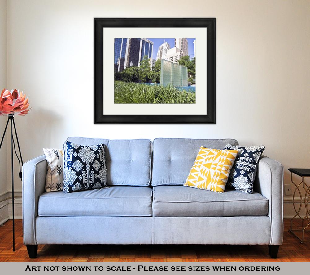 Framed Print, Downtown Of Oklahoma City