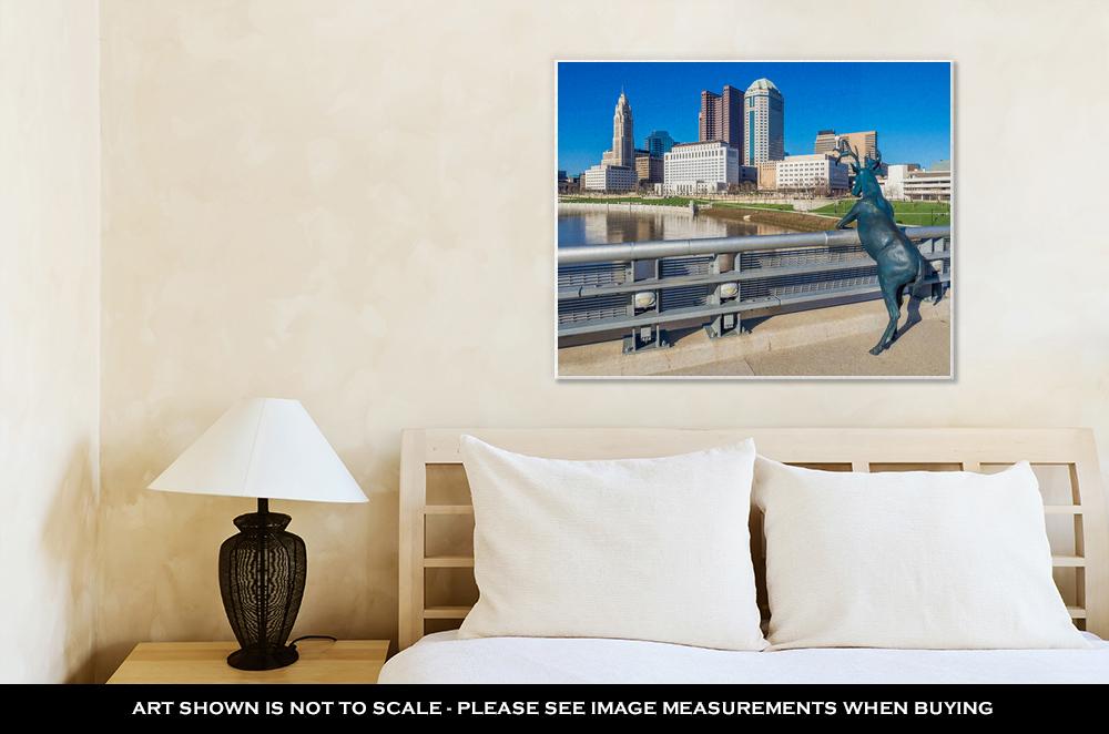 Gallery Wrapped Canvas, Columbus Ohio Skyline