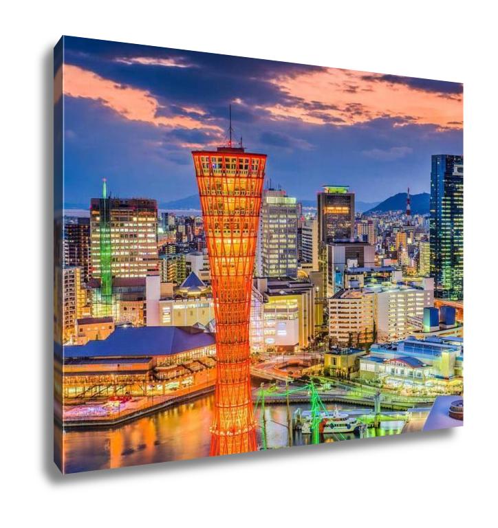 Gallery Wrapped Canvas, Kobe Japan Cityscape