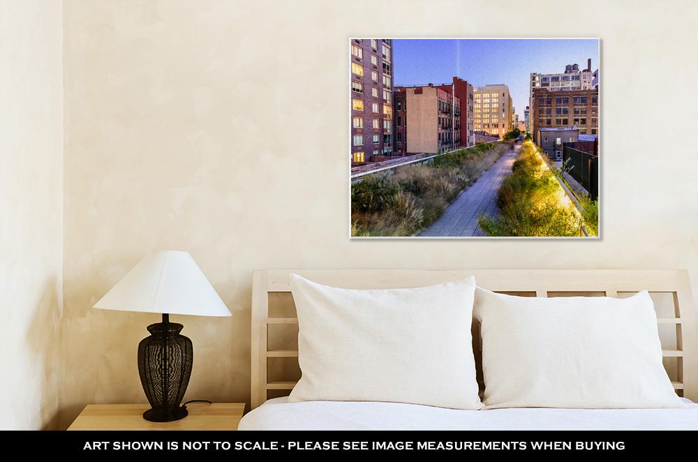 Gallery Wrapped Canvas, New York City USA On The High Line Park