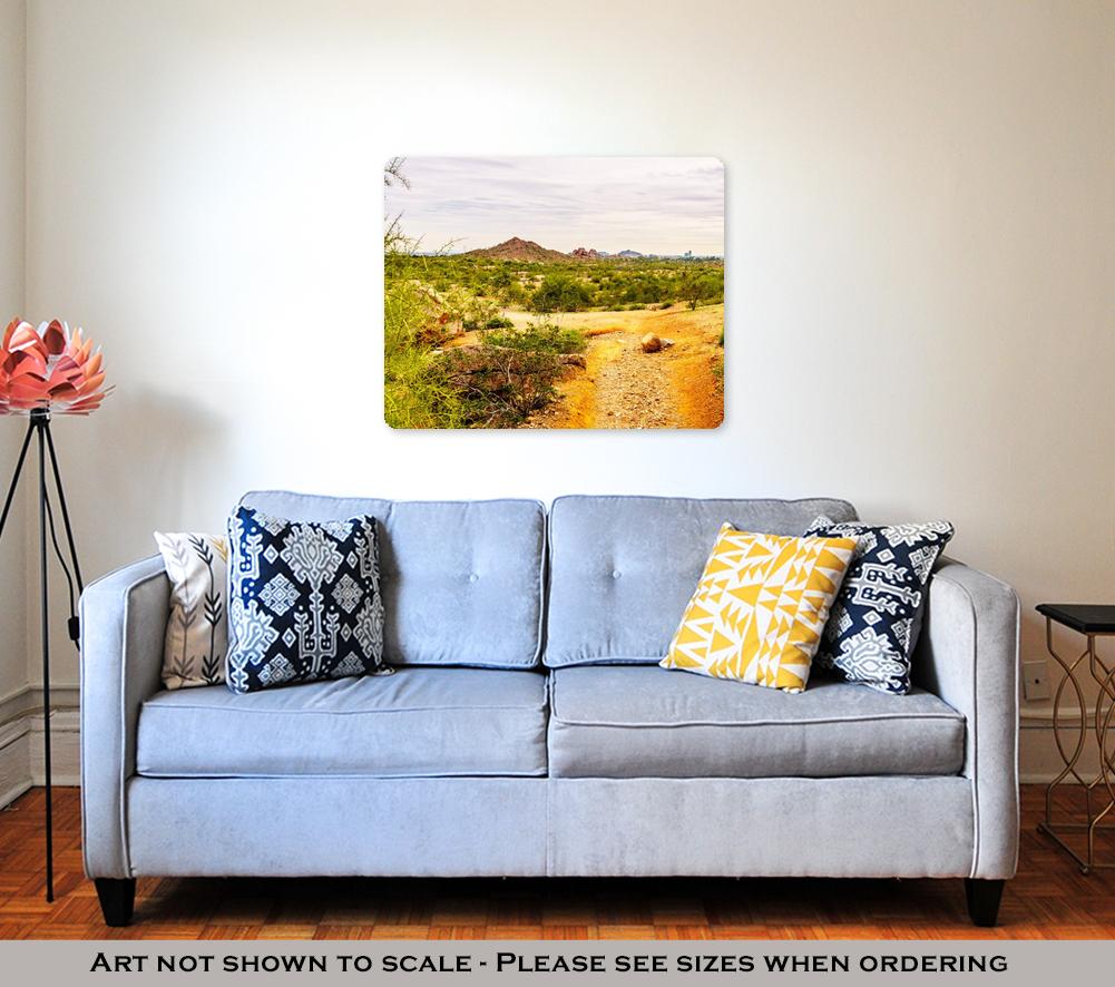 Metal Panel Print, Papago Park In The City Of Tempe Arizona In The United States Of America