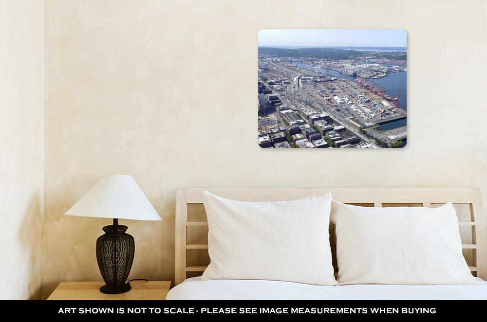 Metal Panel Print, Port Of Seattle Washington State
