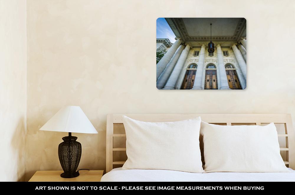 Metal Panel Print, The Exterior Of The Dar Constitution Hall In Washington Dc
