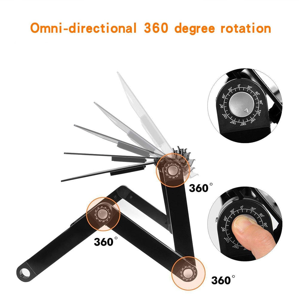 Laptop Stand With Adjustable Folding Ergonomic Design